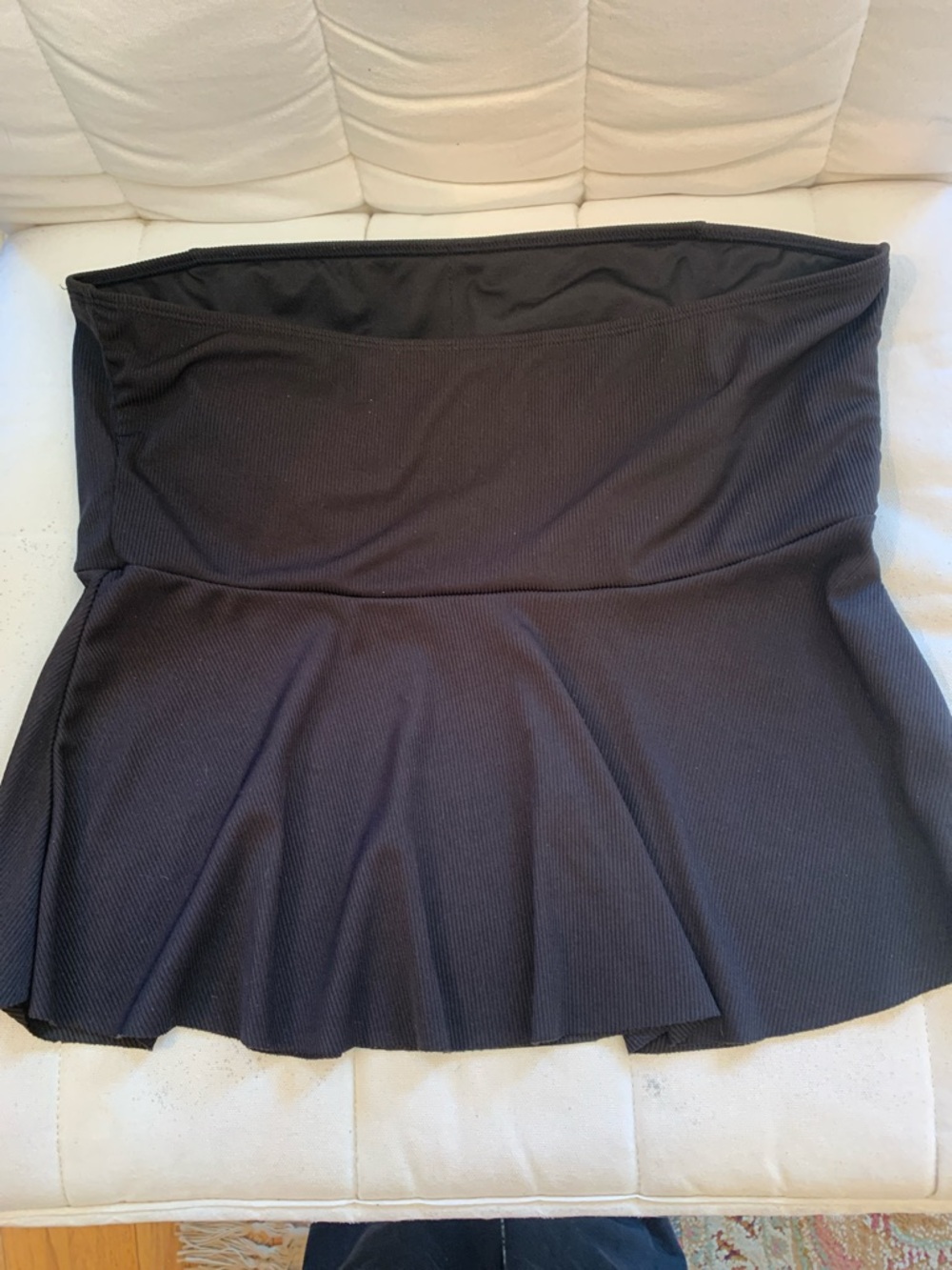 EUC Strapless Black Tankini Bikini Swim-Ready Top Beach Poolside Summer Size XXL - Picture 3 of 5